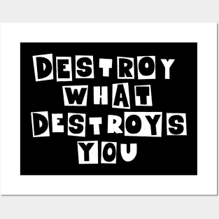 Destroy What Destroys You: Punk Wisdom Collection Posters and Art